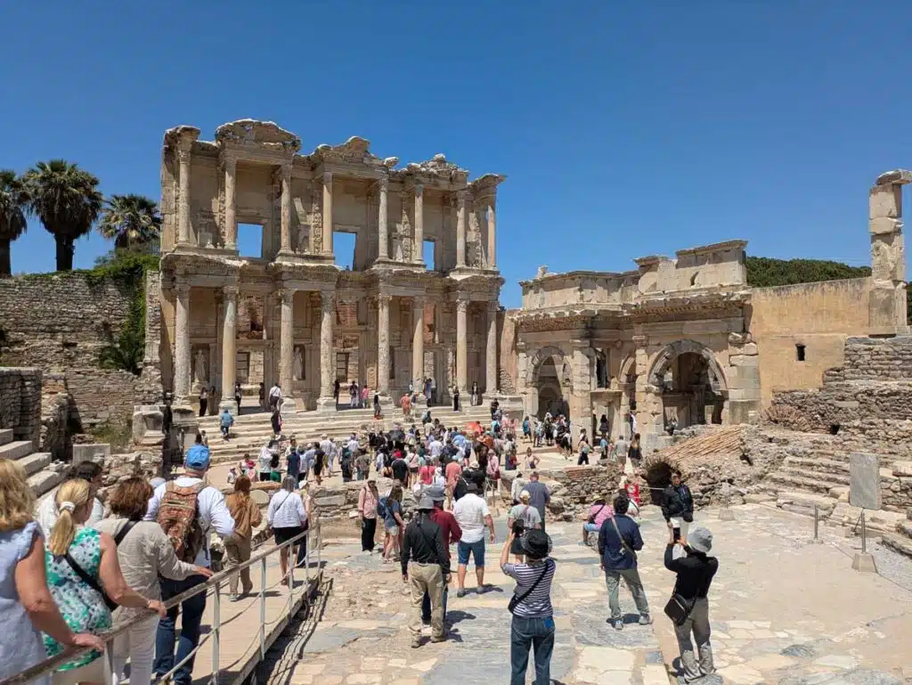 The Library of Celsus in Ephesus.