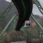The Schwebebahn in Wuppertal, Germany.
