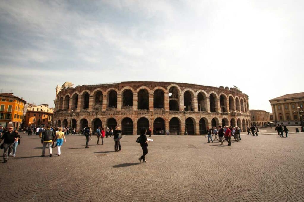 The Arena in Verona, Italy.