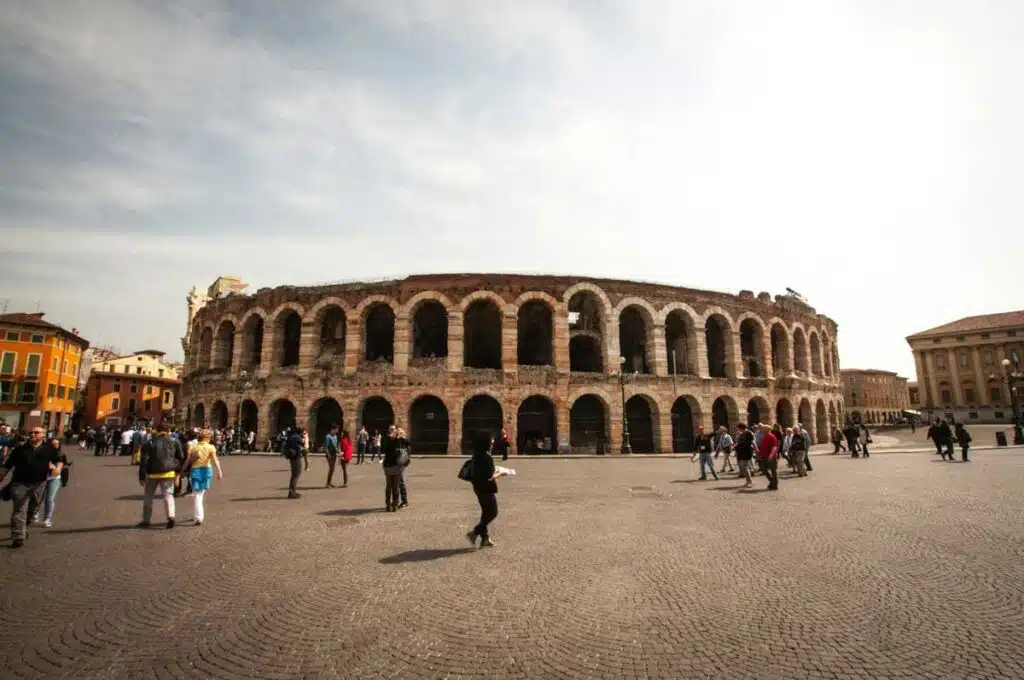 The Arena in Verona, Italy.