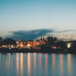 The Rhine running through Bonn, Germany.