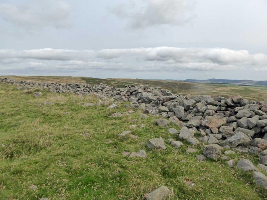 The Brough Law Hillfort in the Breamish Valley, Northumberland National Park.