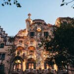 Casa Batllo in Barcelona, Spain.