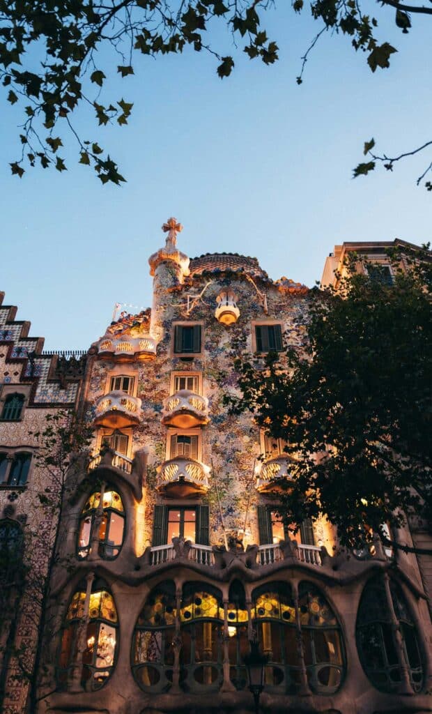 Casa Batllo in Barcelona, Spain.