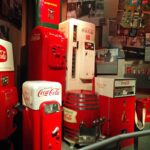 Vintage vending machines at the World of Coca-Cola in Atlanta.