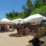 Stalls at the Eumundi Markets, Queensland.