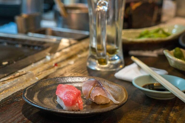 Food on a food tour.