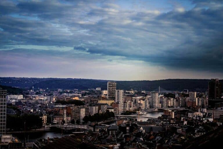 Liege skyline.