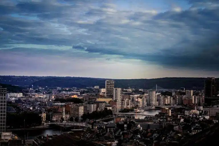 Liege skyline.