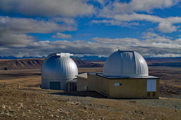 The Mount John Observatory on New Zealand's South Island.