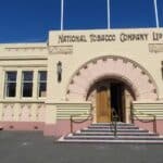 The art deco National Tobacco Company building in Napier, New Zealand.