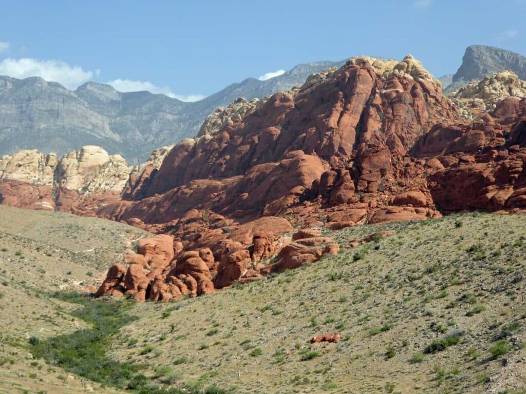 Red Rock Canyon, Nevada, as seen on an ebike tour.