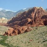 Red Rock Canyon, Nevada, as seen on an ebike tour.