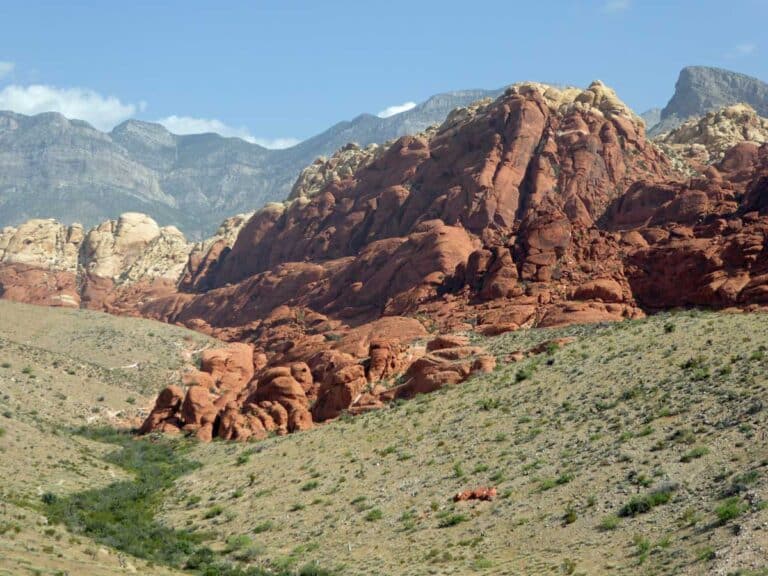 Red Rock Canyon, Nevada, as seen on an ebike tour.