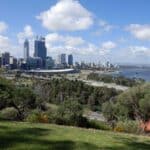 View of Perth, Western Australia, from Kings Park.