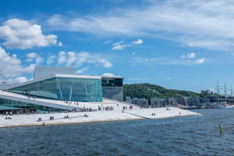 The Oslo Opera House.