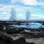 The Alofaaga Blowholes on Savaii, Samoa.