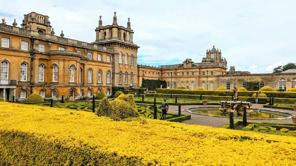 Blenheim Palace in Oxfordshire, England.
