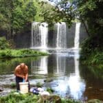 Champi Falls in Laos' Champasak Province.