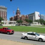 Dealey Plaza in Dallas, Texas.