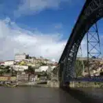 The Dom Luis I bridge in Porto, Portugal.