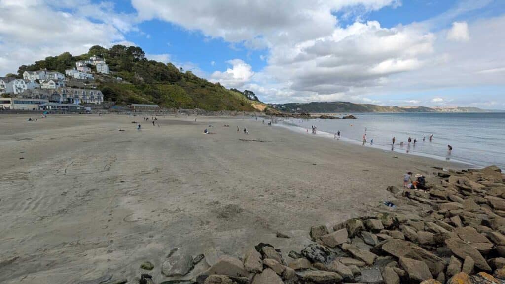 East Looe Beach in Cornwall.