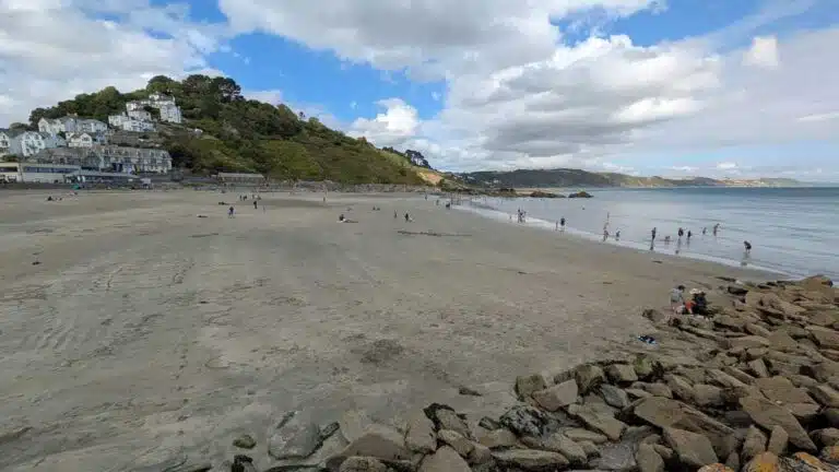 East Looe Beach in Cornwall.