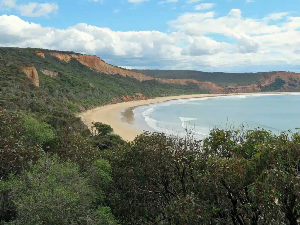 One of the many great beaches along Victoria's Great Ocean Road.