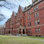On the Harvard University campus.