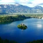Lake Bled in Slovenia - easily reachable from Trieste, Italy.