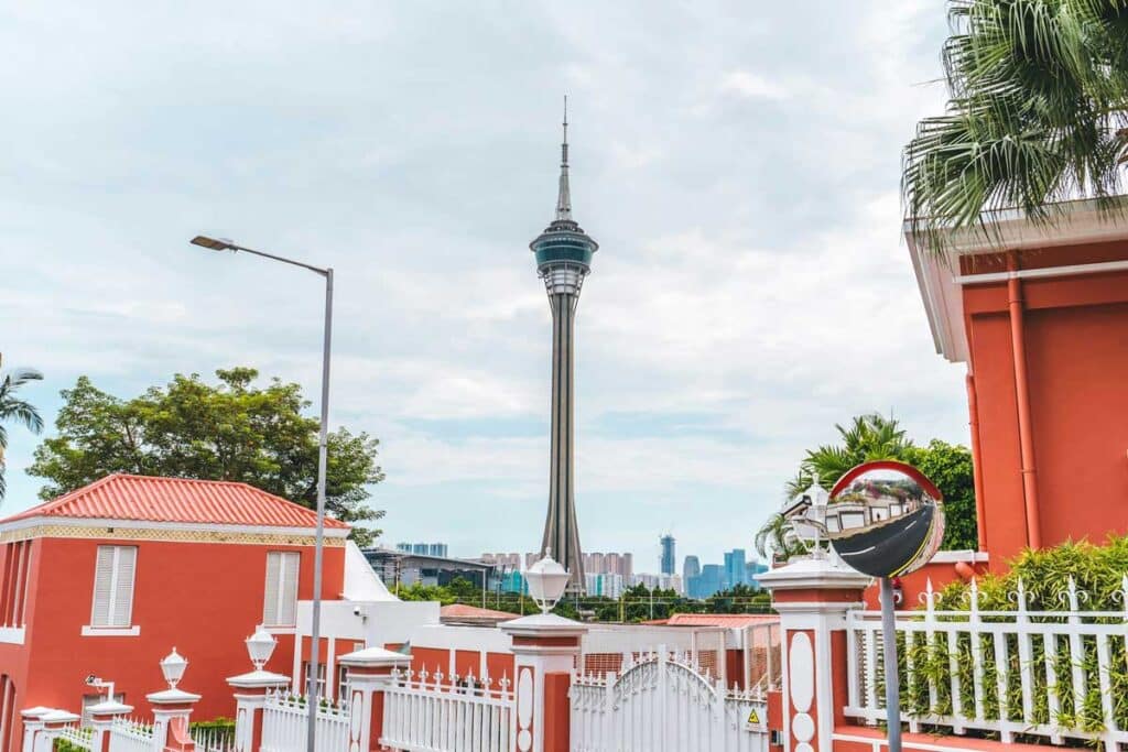 The Macau Tower in Macau.