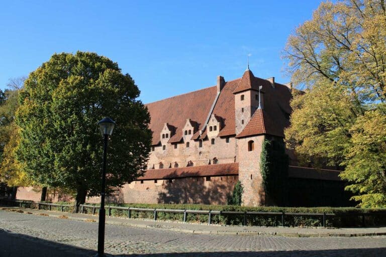 Malbork Castle near Gdansk, Poland.