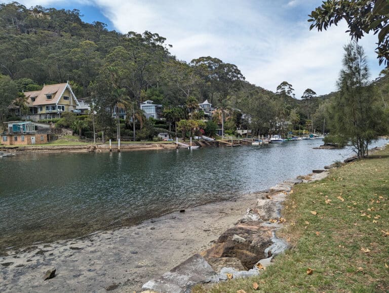 McCarrs Creek Reserve in Sydney, Australia.