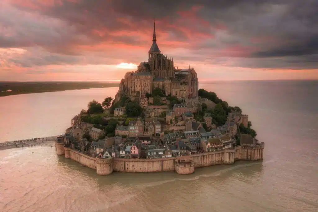 Mont-Saint-Michel in Normandy, France.