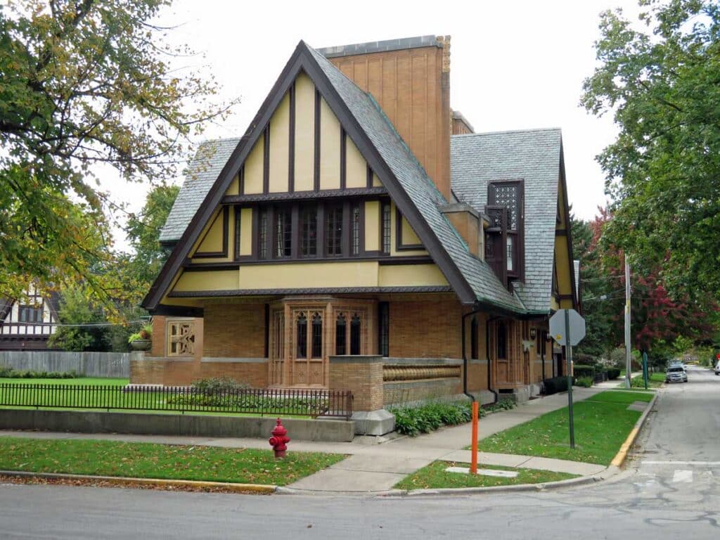 Nathan G Moore House in Oak Park, Chicago.