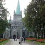 Nidaros Cathedral in Trondheim, Norway.