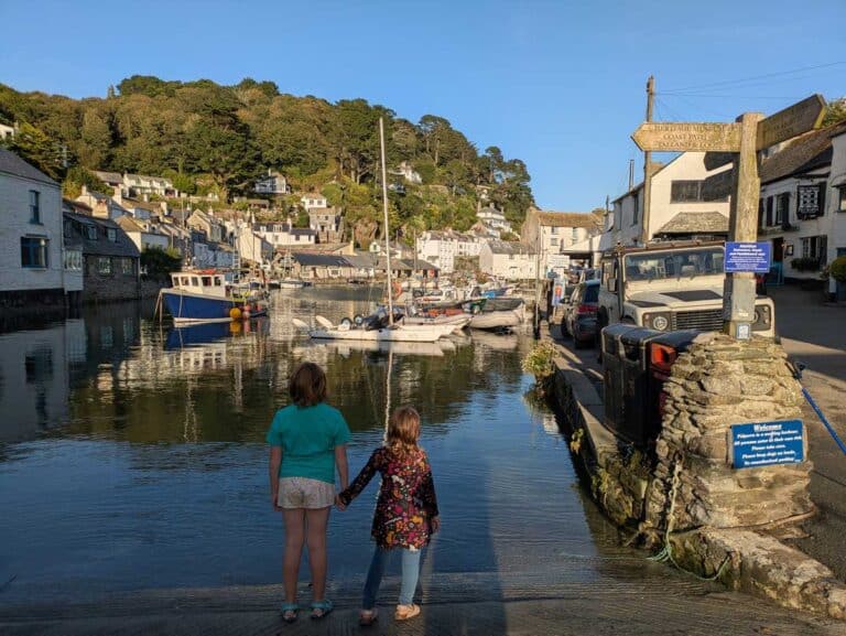 A summer evening visit to Polperro Harbour, Cornwall.