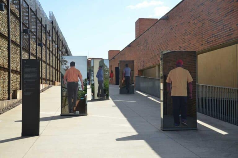 The Apartheid Museum in Johannesburg, South Africa.