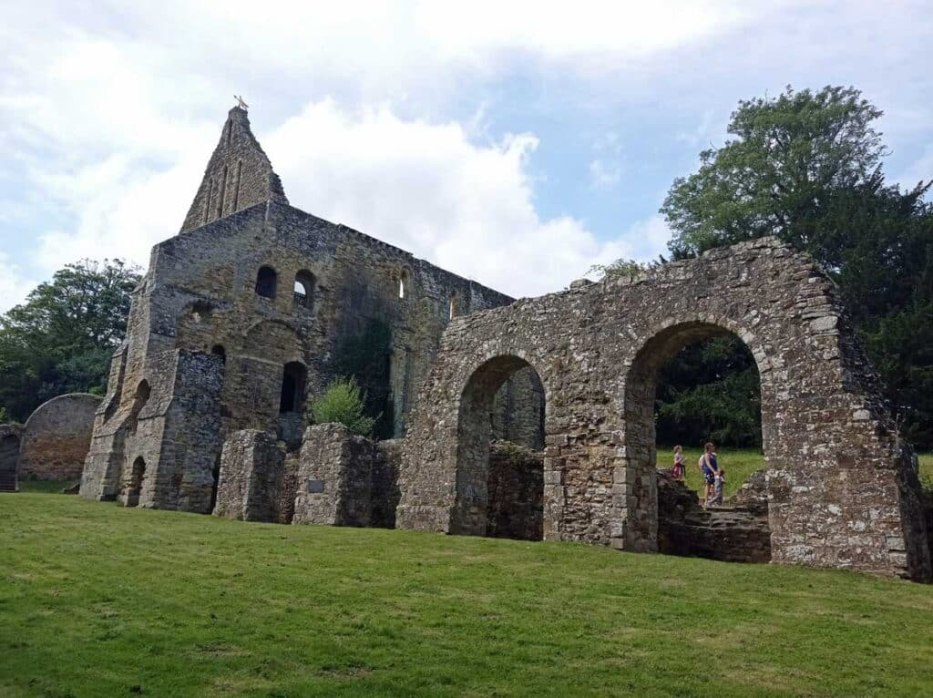 Battle Abbey near Hastings, Sussex.