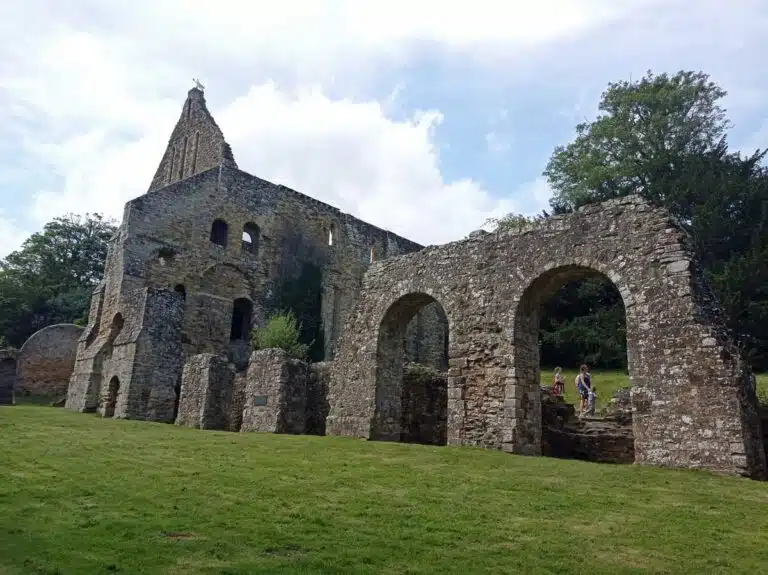 Battle Abbey near Hastings, Sussex.