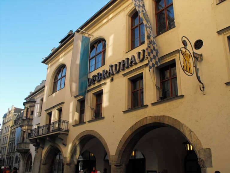 The Hofbrauhaus in Munich, Bavaria.