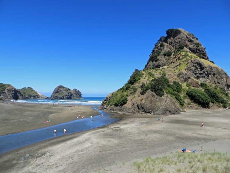 Piha Beach on Auckland's West Coast.