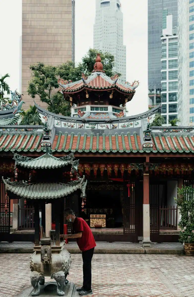 The Thian Hock Keng Temple in Singapore's Chinatown.