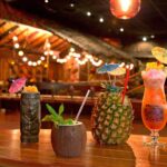 Cocktails in the Tonga Room, San Francisco.