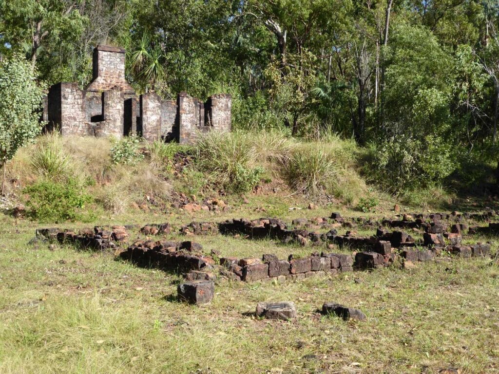 The ruins at Victoria Settlement at Port Essington, Northern Territory.