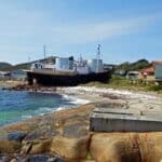 The Cheynes IV whaling ship at Albany's Historic Whaling Station, Western Australia.