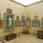Inside the Barnes Foundation in Philadelphia, Pennsylvania.