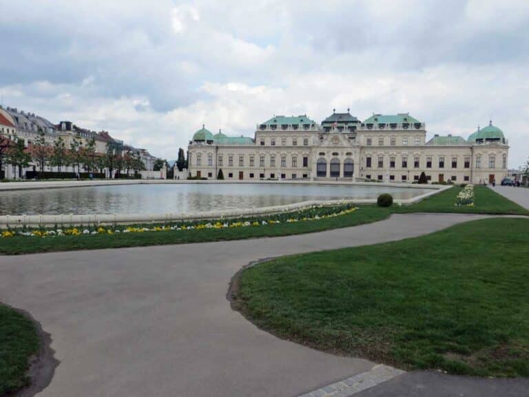 The Belvedere in Vienna, Austria.