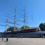 The Cutty Sark in Greenwich, London.