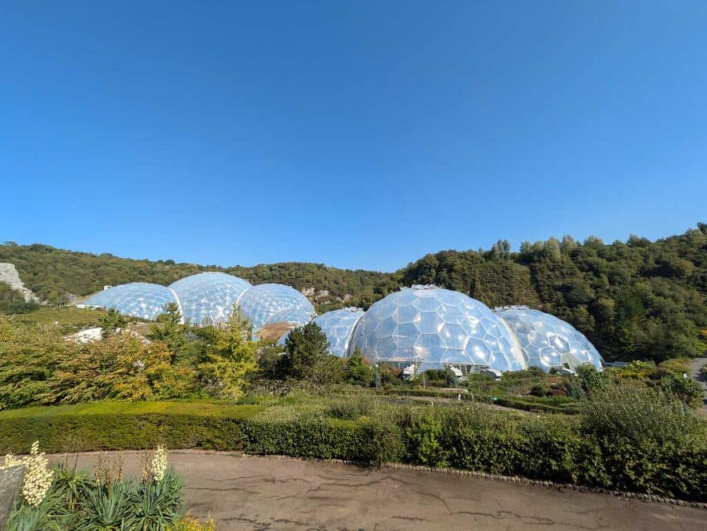 The Eden Project, near St Austell, Cornwall.